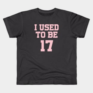 Seventeen, pink Kids T-Shirt